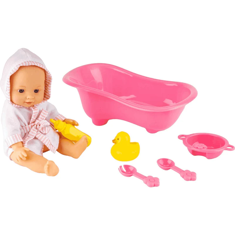 PQBB Muñeco Bebé con bañera Complemento de Muñeca