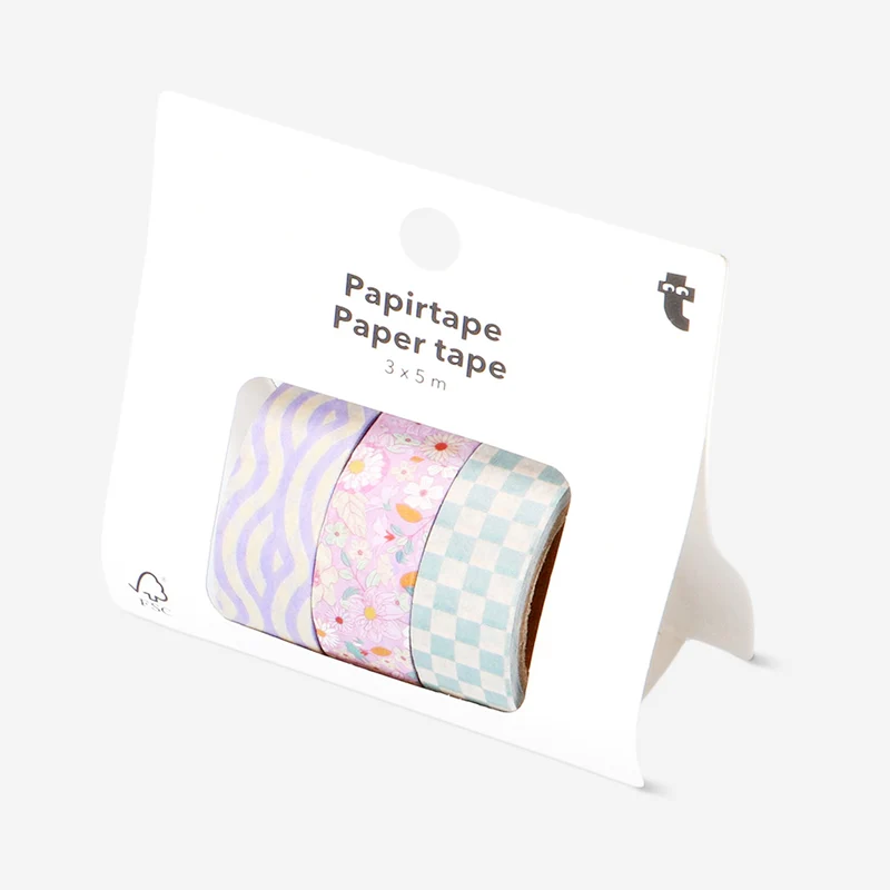 Paper tape rolls - 3 pcs