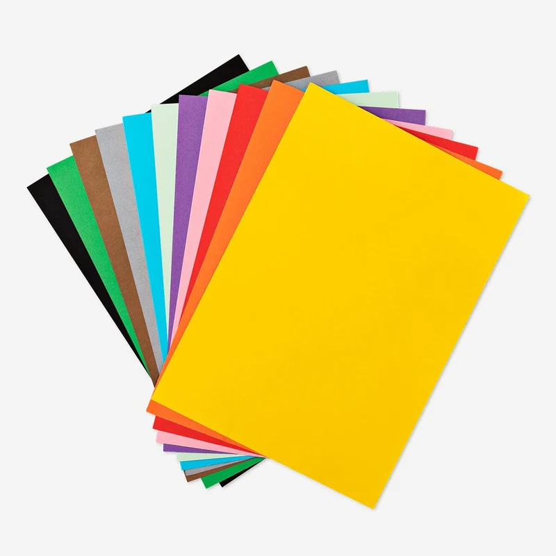 Coloured paper sheets - A4