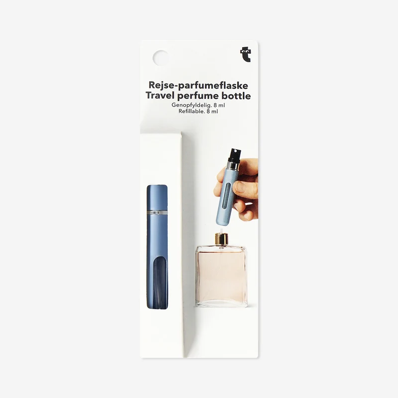Refillable travel perfume bottle - Blue