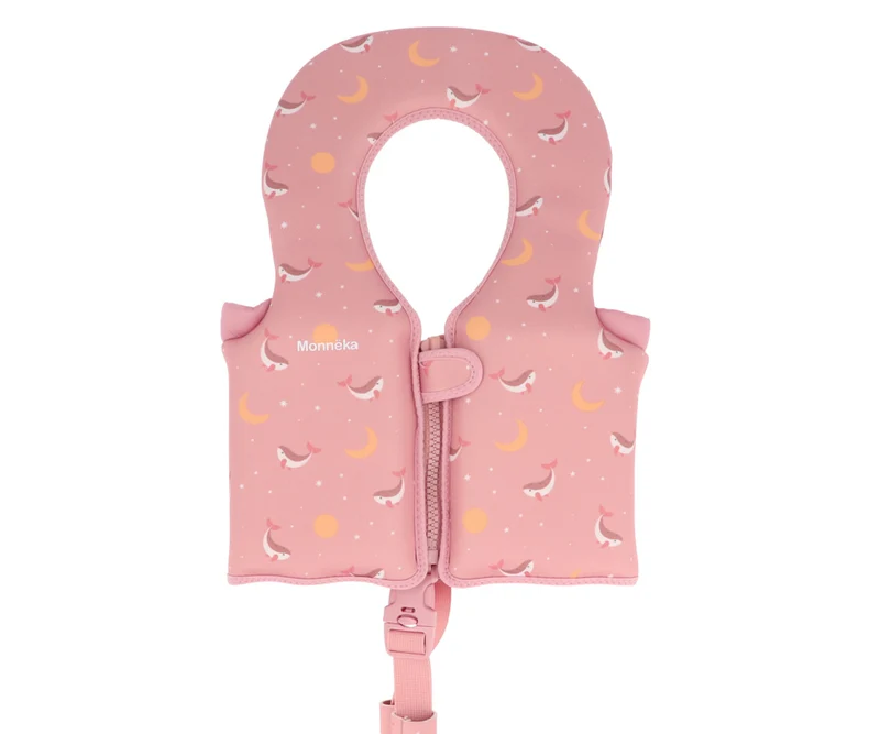 Chaleco Flotador Aprendizaje 1-2 años · Whale Pink
