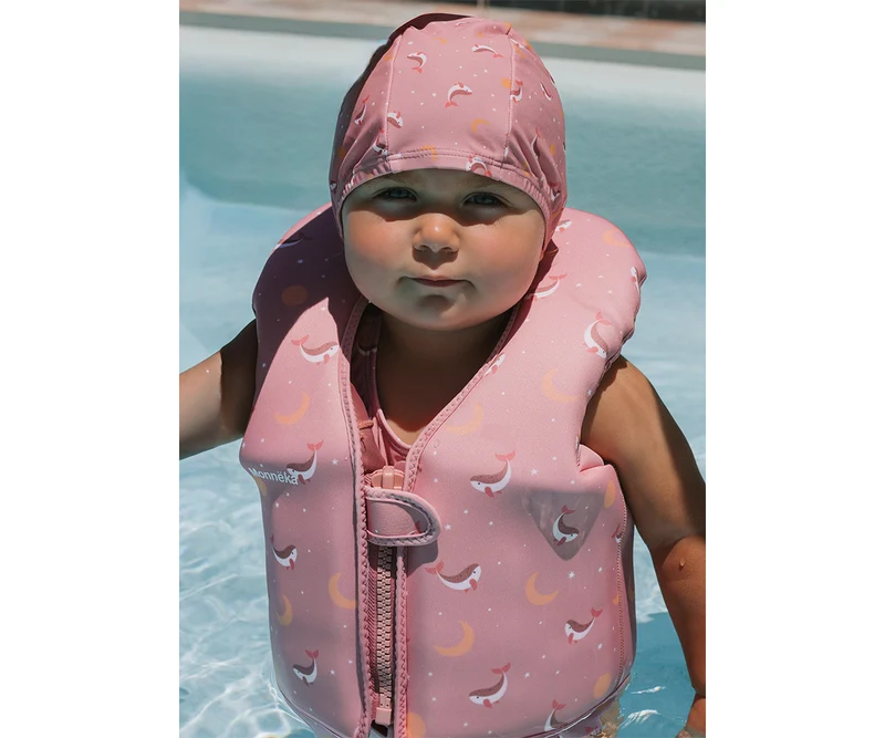 Chaleco Flotador Aprendizaje 1-2 años · Whale Pink