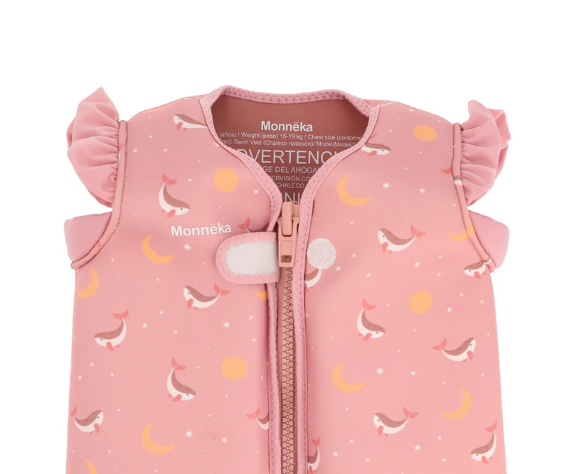 Chaleco Flotador Aprendizaje 2-6 años · Whale Pink