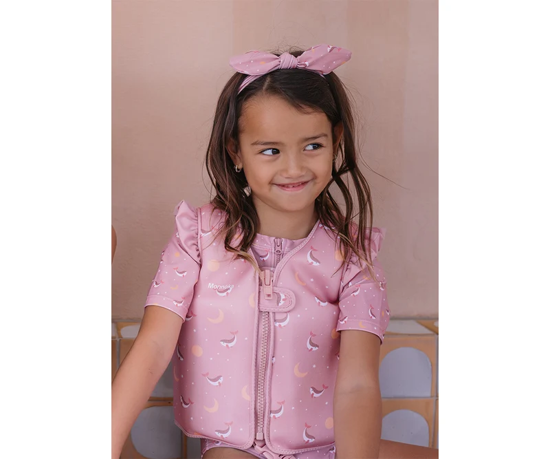 Chaleco Flotador Aprendizaje 2-6 años · Whale Pink