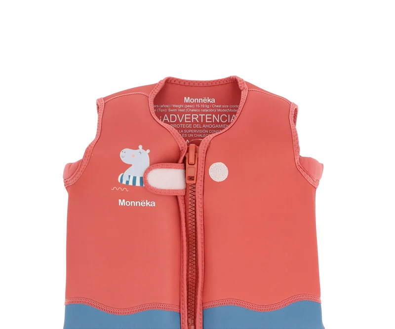 Chaleco Flotador Aprendizaje 2-6 años · Hippos