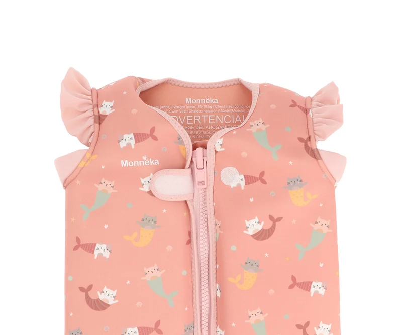 Chaleco Flotador Aprendizaje 2-6 años · Mermaid Cats