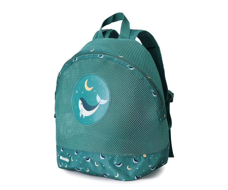 Mochila Playa Infantil Antiarena · Whale Teal