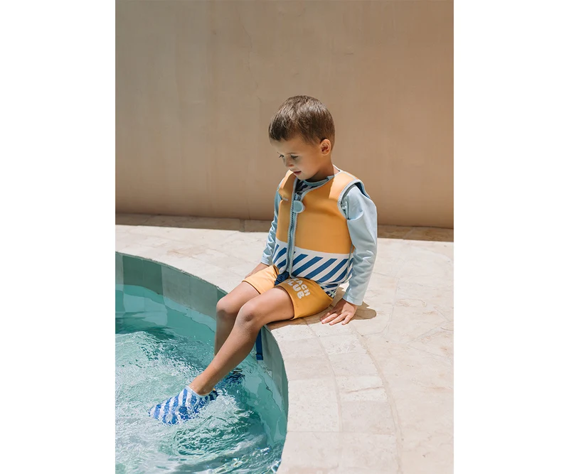 Chaleco Flotador Aprendizaje 2-6 años · Stripes Blues & Beyond