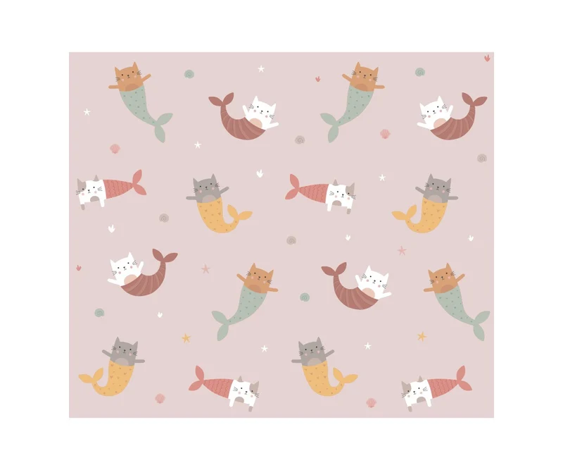 Mochila Playa Infantil Antiarena · Mermaid Cats