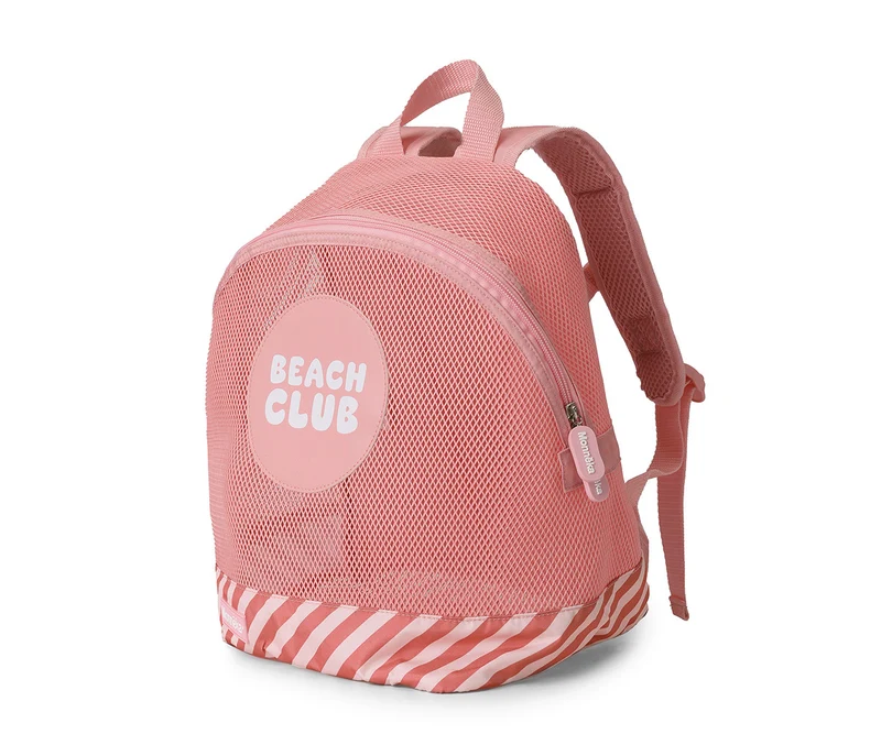 Mochila Playa Infantil Antiarena · Stripes Bloom & Blush