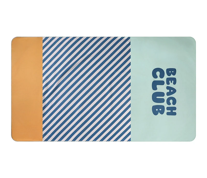 Toalla Playa Microfibra · Stripes Blues & Beyond
