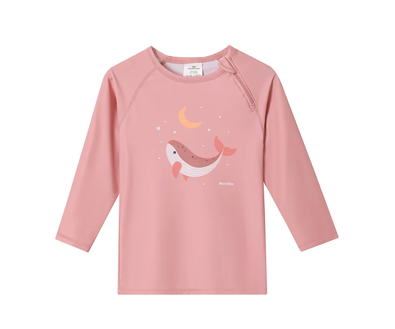 Camiseta Protección Solar Manga Larga · Whale Pink
