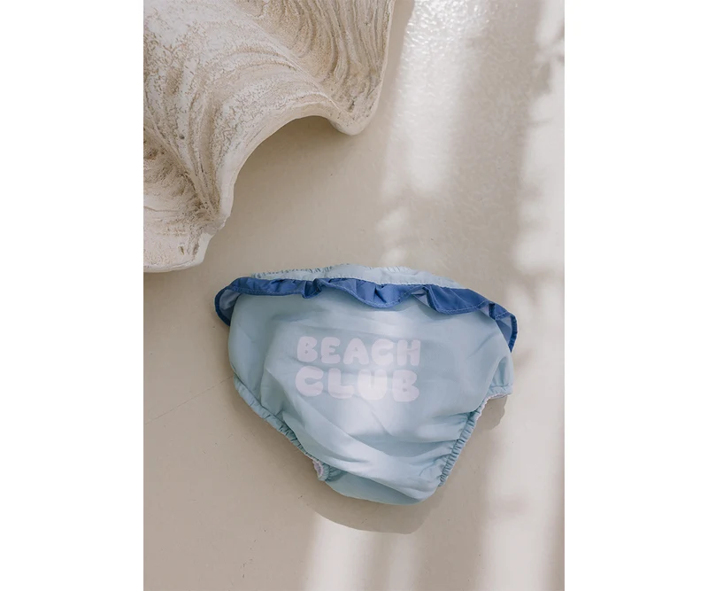 Bañador pañal volantes · Stripes Blues & Beyond