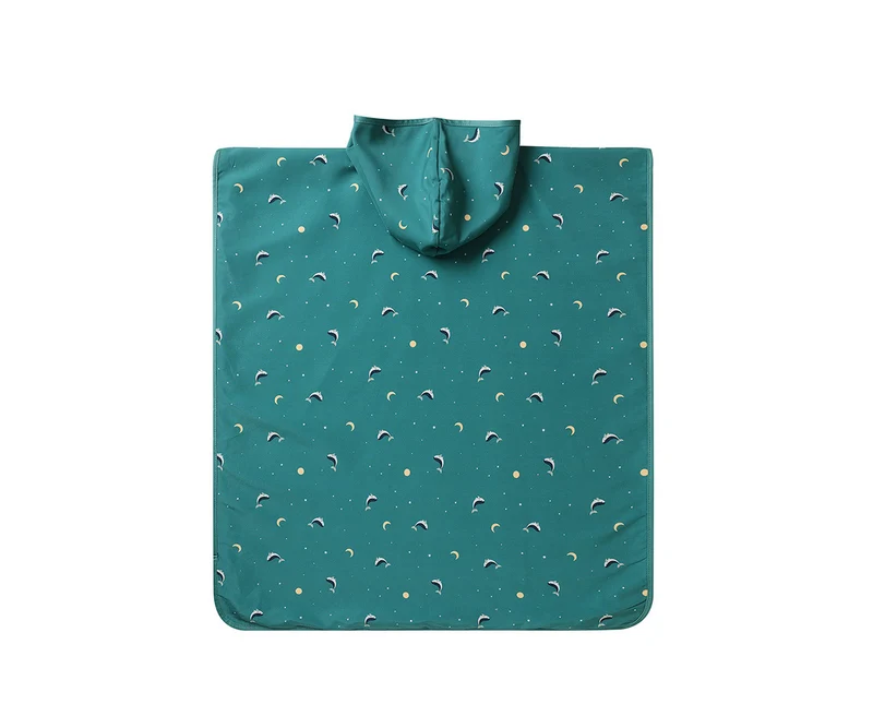 Poncho de Playa · Whale Teal