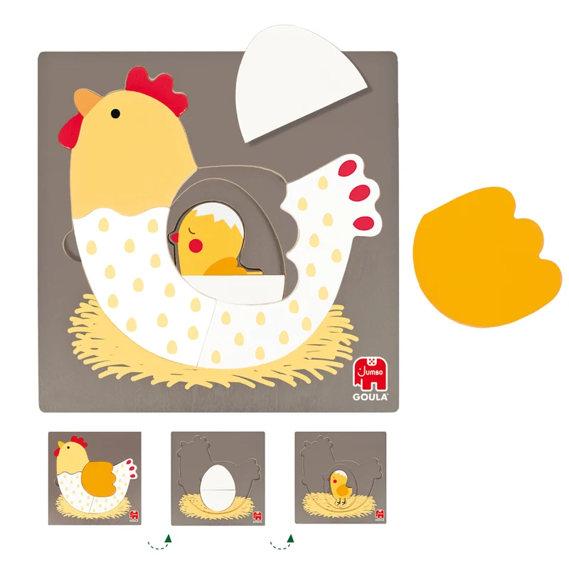 Goula - Puzzle 3 Levels Hen