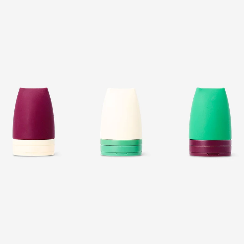 Silicone travel bottles - 3 pcs