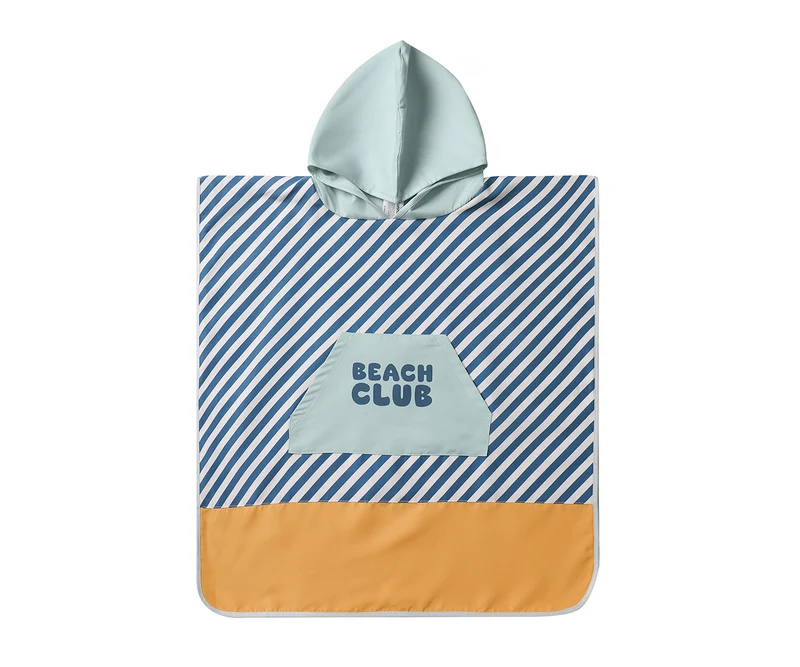 Poncho de Playa · Stripes Blues & Beyond