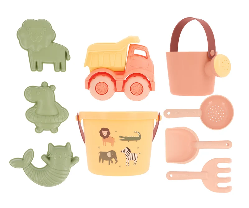 Set de Juguetes de Playa Cubo Playa Wild Animals