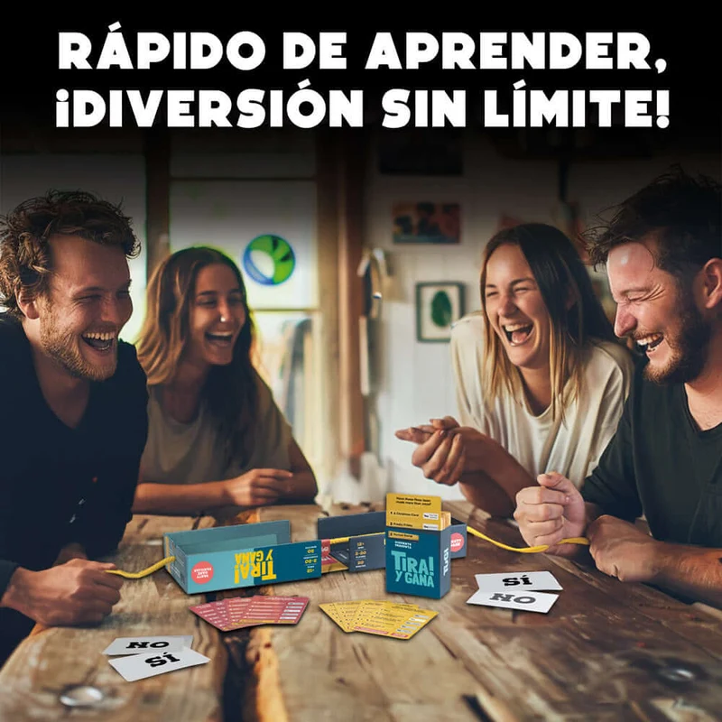 Tira y Gana - Juego de mesa - Mercurio - 2-20 jugadores - 12+ años - 20 min