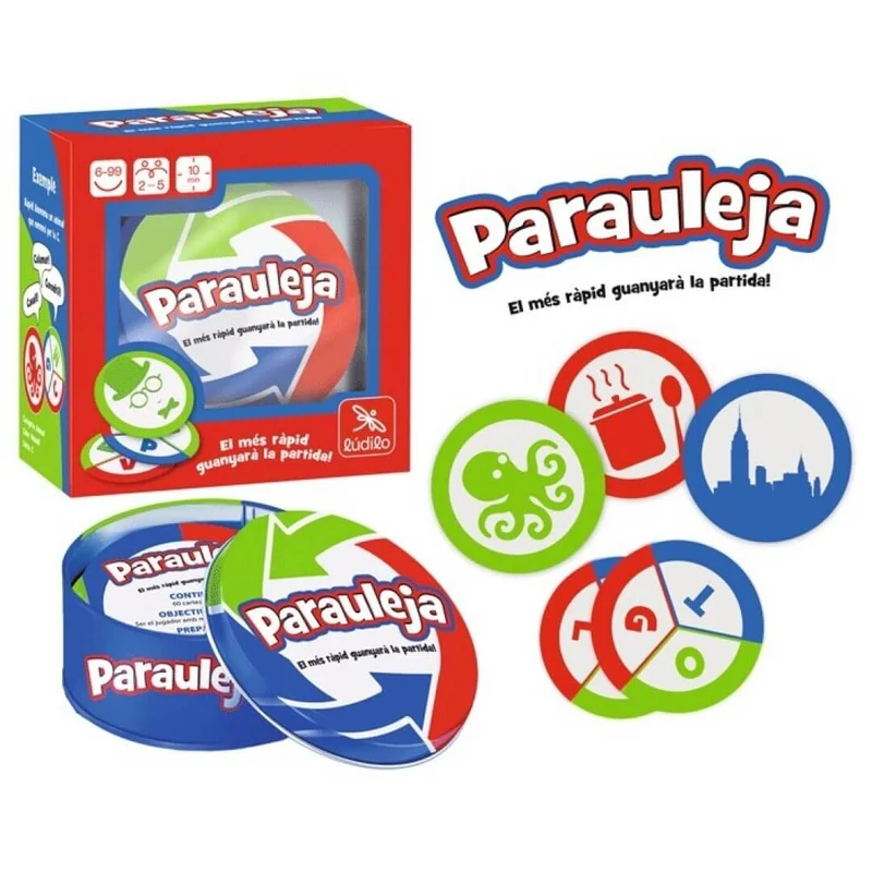 Parauleja - Juego de mesa - Ludilo - 2-5 jugadores - 6+ años - 10 min