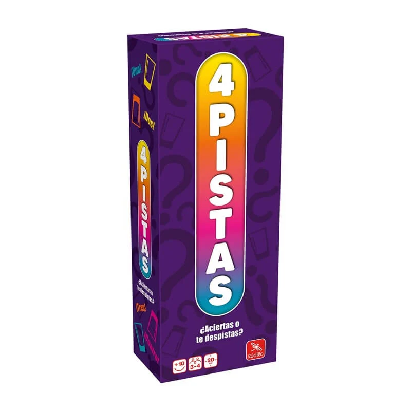 4 pistas - Juego de mesa - Ludilo - 3-4 jugadores - 10+ años - 15 min