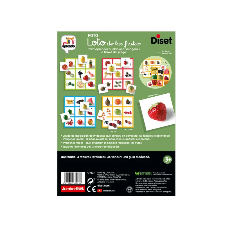 Yo Aprendo - Loto Photo Fruits