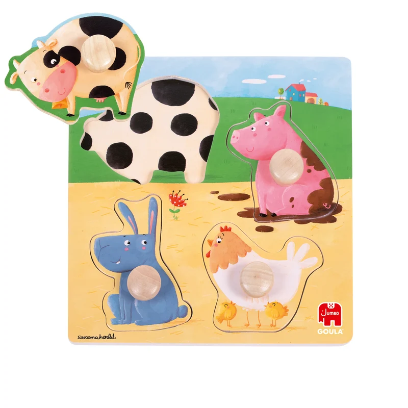 Goula - Farm Animals Puzzle