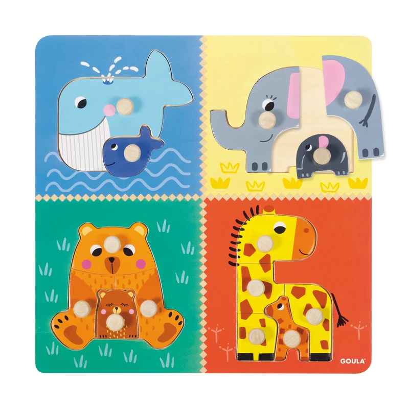 Goula - Mum & Babies Puzzle