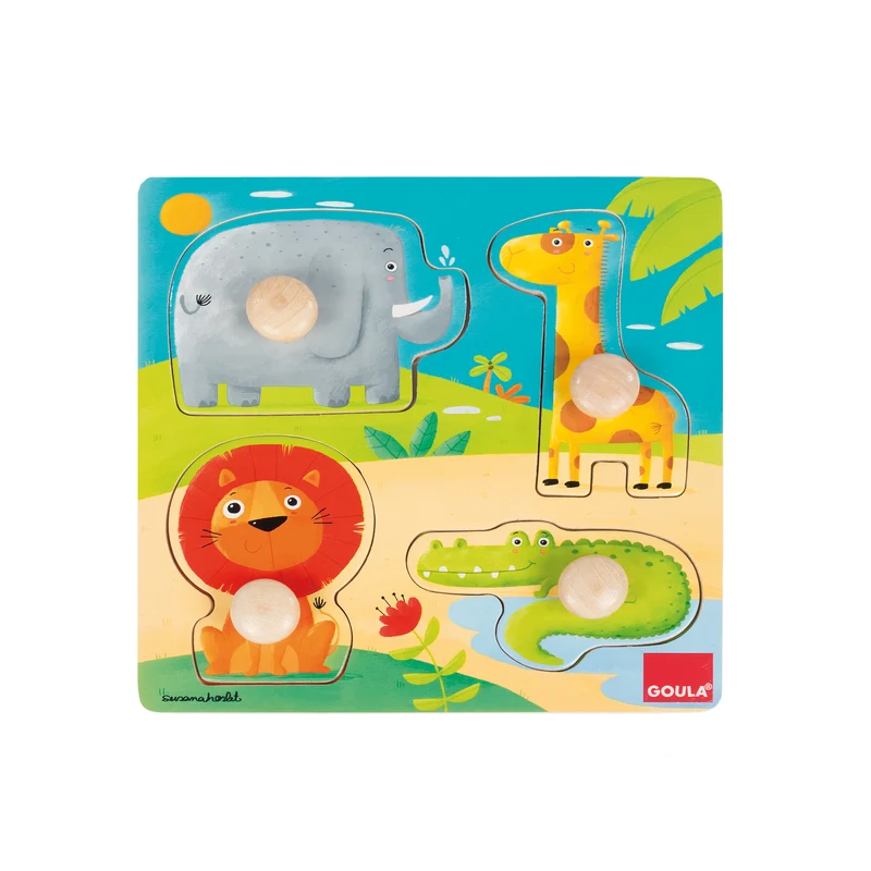 Goula - Jungle Animals Puzzle