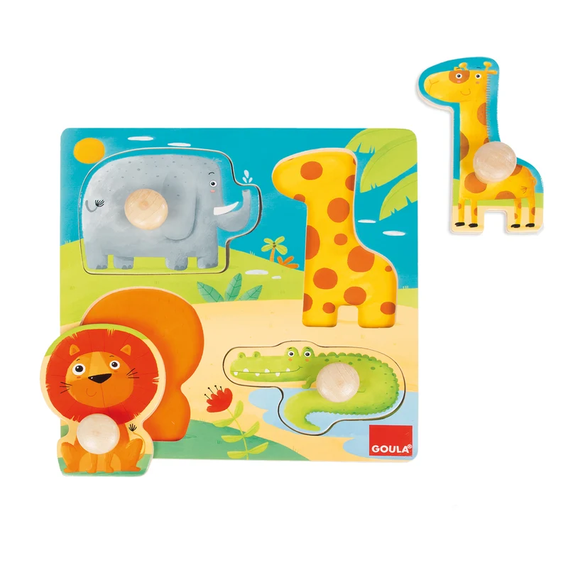 Goula - Jungle Animals Puzzle