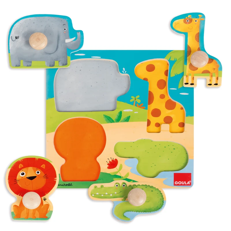 Goula - Jungle Animals Puzzle