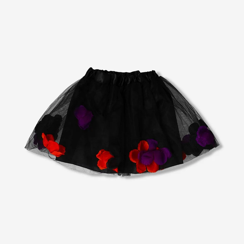 Tulle skirt with flowers - For kids