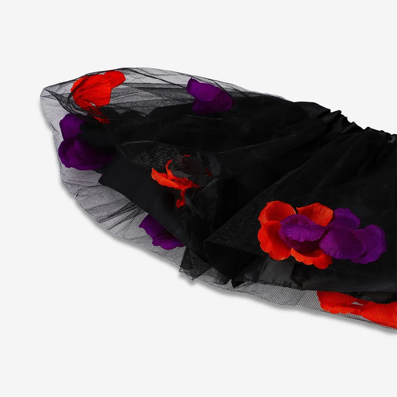 Tulle skirt with flowers - For kids