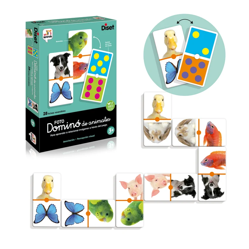 Yo Aprendo - Domino Photo Animals