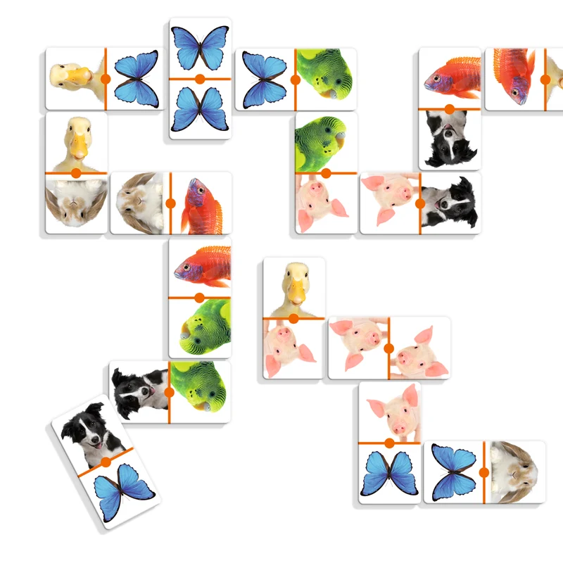 Yo Aprendo - Domino Photo Animals