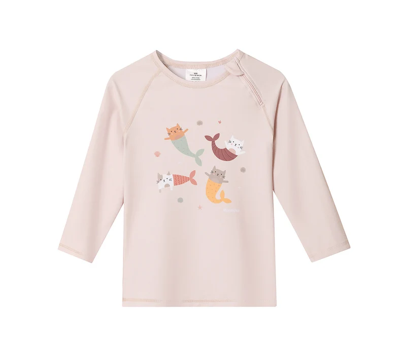 Camiseta Protección Solar Manga Larga · Mermaid Cats