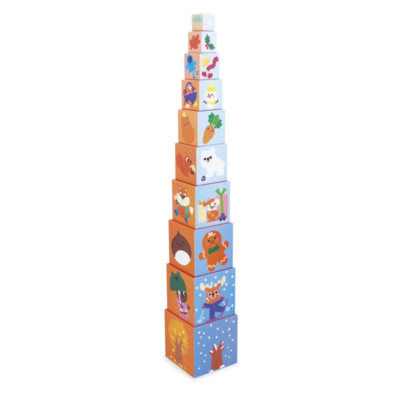 Piramide cuadrada Las 4 Estaciones · Janod