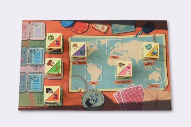 Zoogitives - Juego de mesa - Zacatrus - 3-6 jugadores - 10+ años - 15-30 min