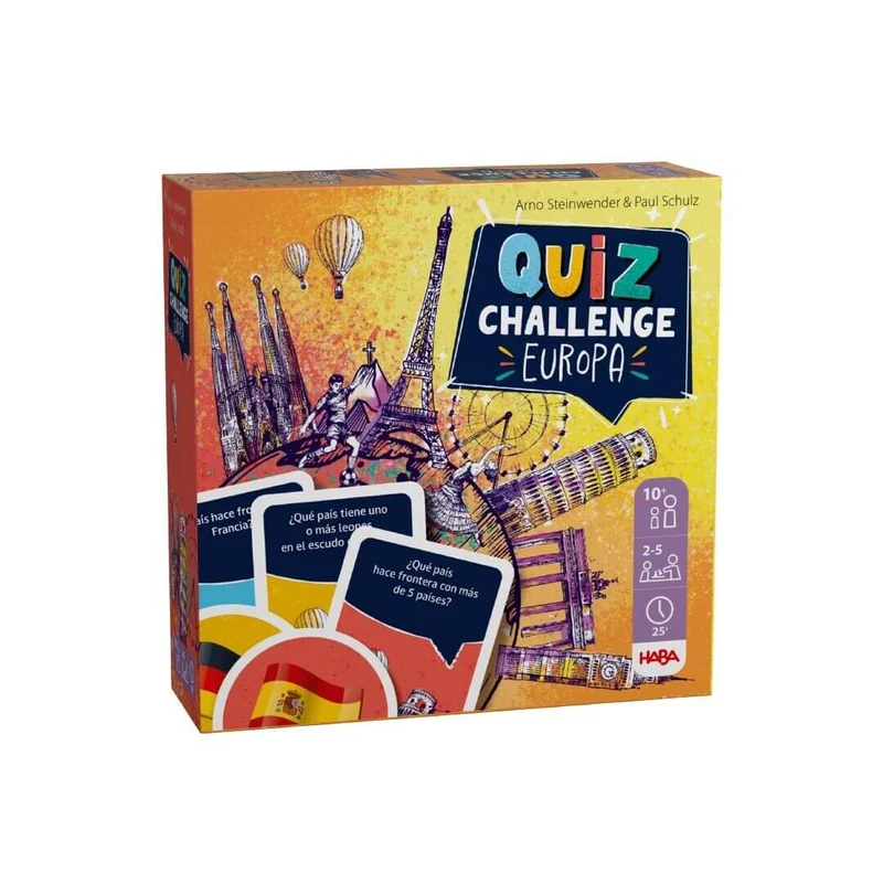 Team Quiz Challenge - Juego de mesa - Haba - 2-5 jugadores - 10+ años - 30 min