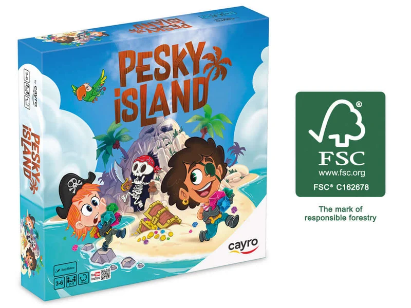 PESKY ISLAND - Juego de mesa - Cayro - 2-4 jugadores - 3-6 años - 15 min