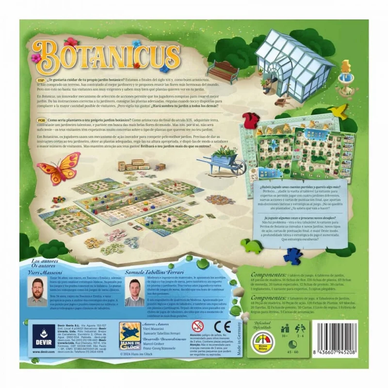 Botanicus - Juego de mesa - Devir - 2-4 jugadores - 10+ años - 45-60 min