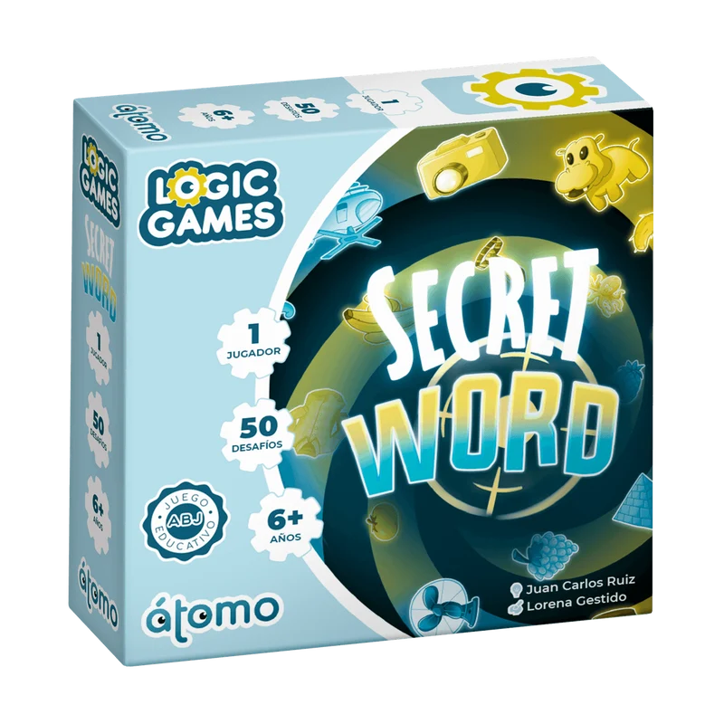 Secret Word - Juego de mesa - Atomo - 1 jugador - 6+ años - 10-20 min