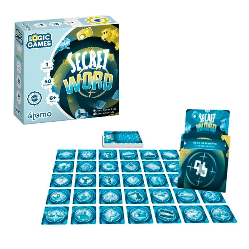 Secret Word - Juego de mesa - Atomo - 1 jugador - 6+ años - 10-20 min