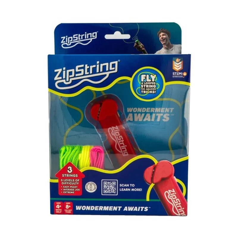 ZipString Rojo - Domina la cuerda y haz trucos sorprendentes