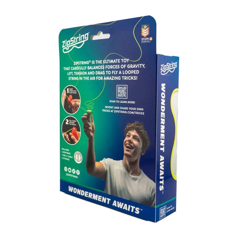 ZipString Rojo - Domina la cuerda y haz trucos sorprendentes