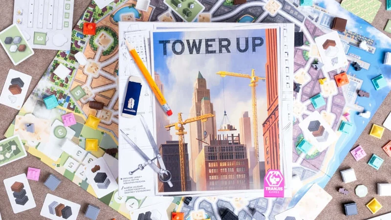 Tower Up - Juego de mesa - Tranjis - 2-4 jugadores - 8+ años - 30-40 min