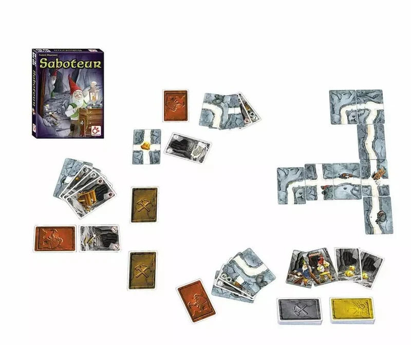 Saboteur - Juego de mesa - Mercurio - 3-10 jugadores - 8+ años - 30 min