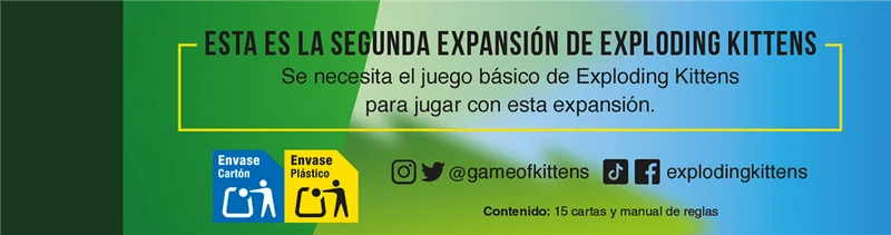 Streaking Kittens - Expansión - Exploding Kittens - 2-10 jugadores - 7+ años - 15 min