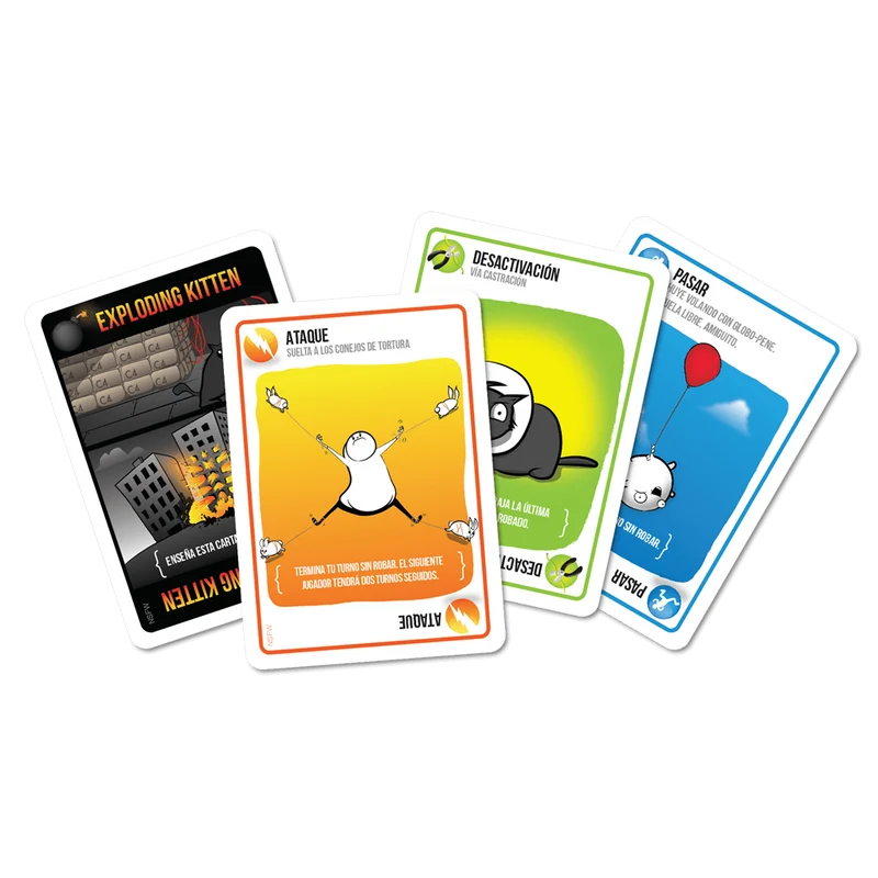 Exploding Kittens NSFW - Juego de mesa - Exploding Kittens - 2-5 jugadores - 17+ años - 15 min