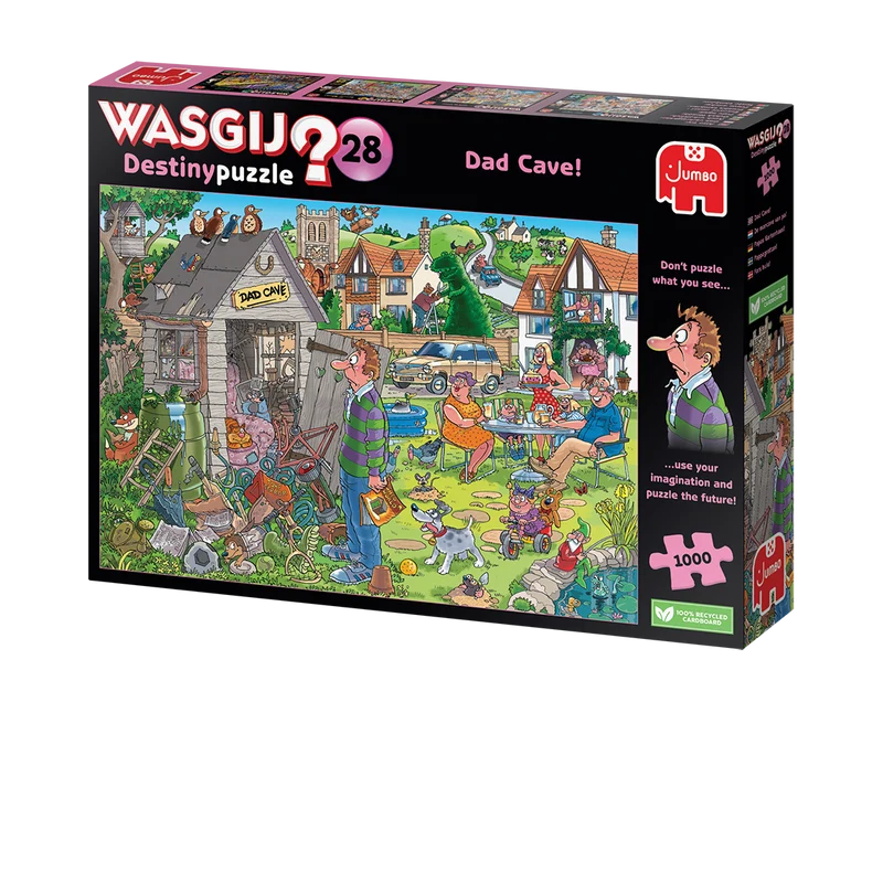 Wasgij Destiny 28 - Dad Cave! (1000 pieces)